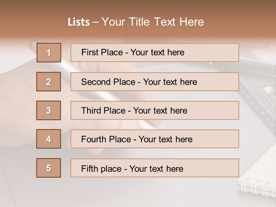 Equipment Studio Tablet PowerPoint Template