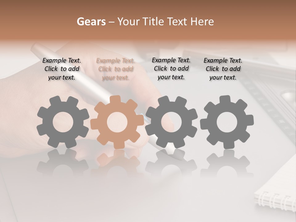 Equipment Studio Tablet PowerPoint Template