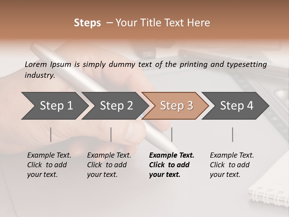 Equipment Studio Tablet PowerPoint Template