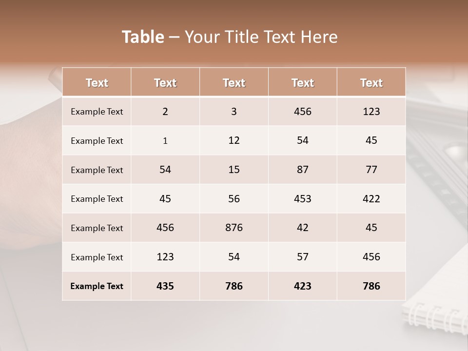 Equipment Studio Tablet PowerPoint Template