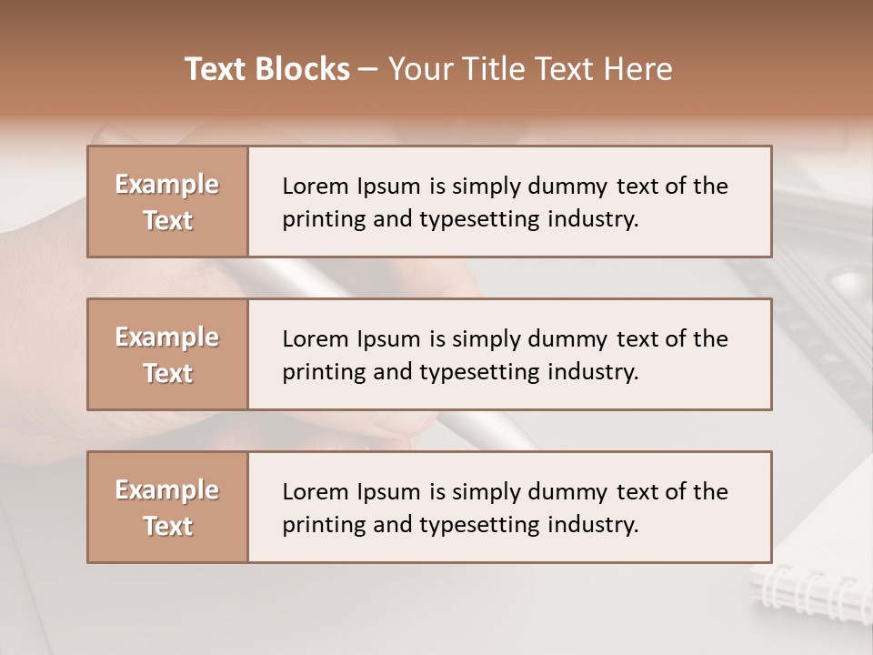 Equipment Studio Tablet PowerPoint Template