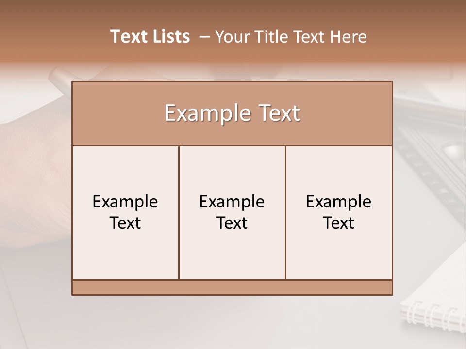 Equipment Studio Tablet PowerPoint Template