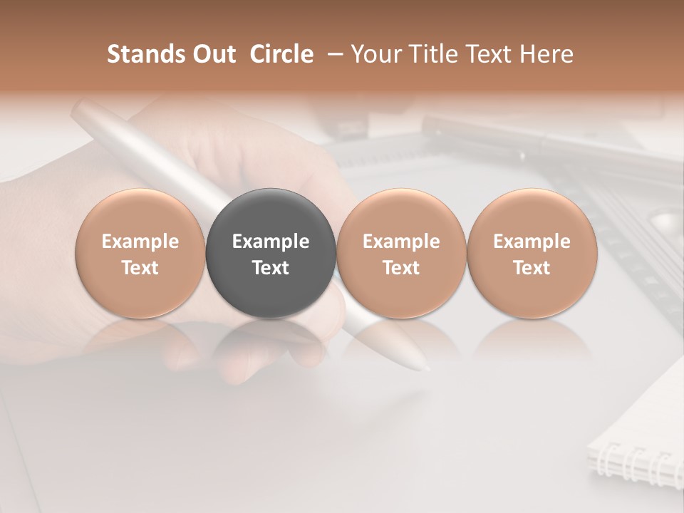 Equipment Studio Tablet PowerPoint Template