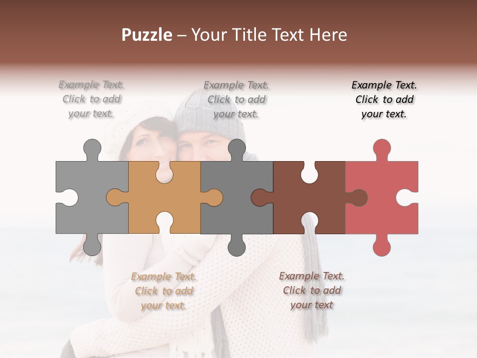 Affectionate Family Together PowerPoint Template