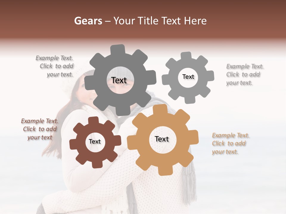 Affectionate Family Together PowerPoint Template