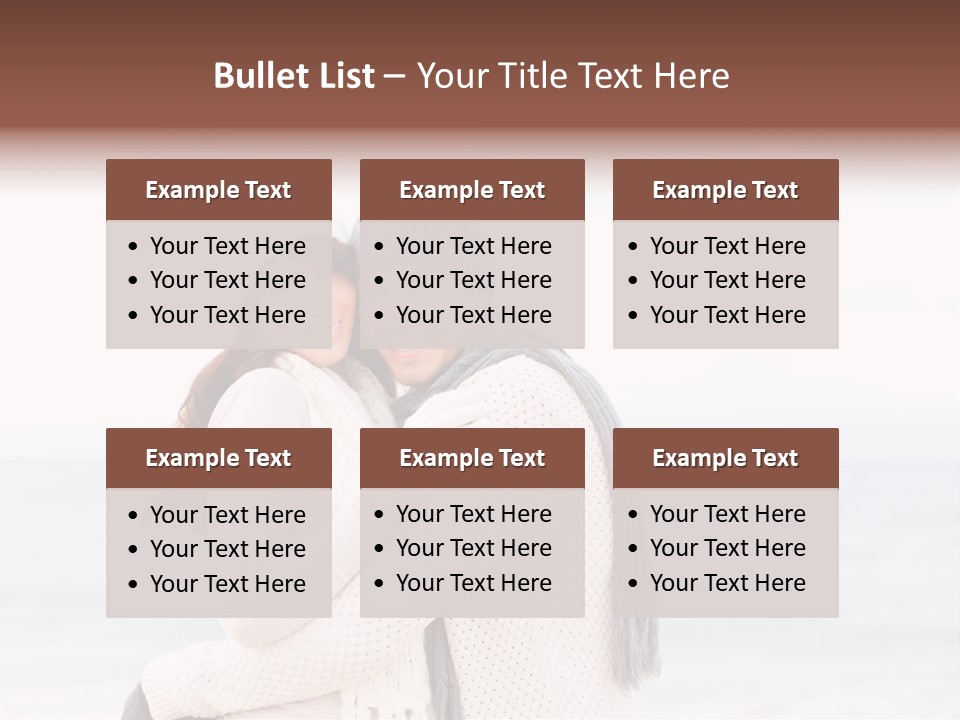 Affectionate Family Together PowerPoint Template