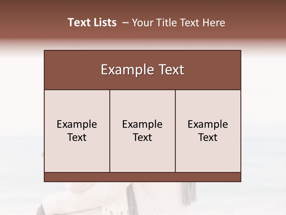Affectionate Family Together PowerPoint Template