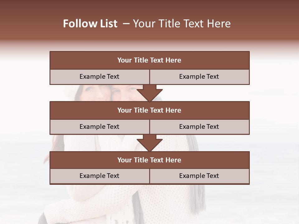 Affectionate Family Together PowerPoint Template