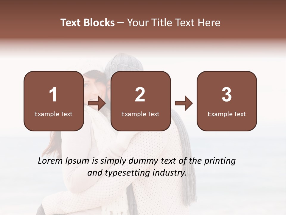 Affectionate Family Together PowerPoint Template