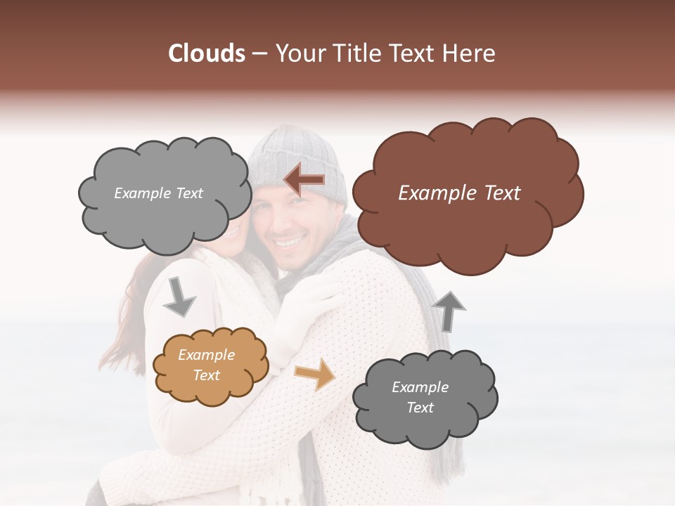 Affectionate Family Together PowerPoint Template