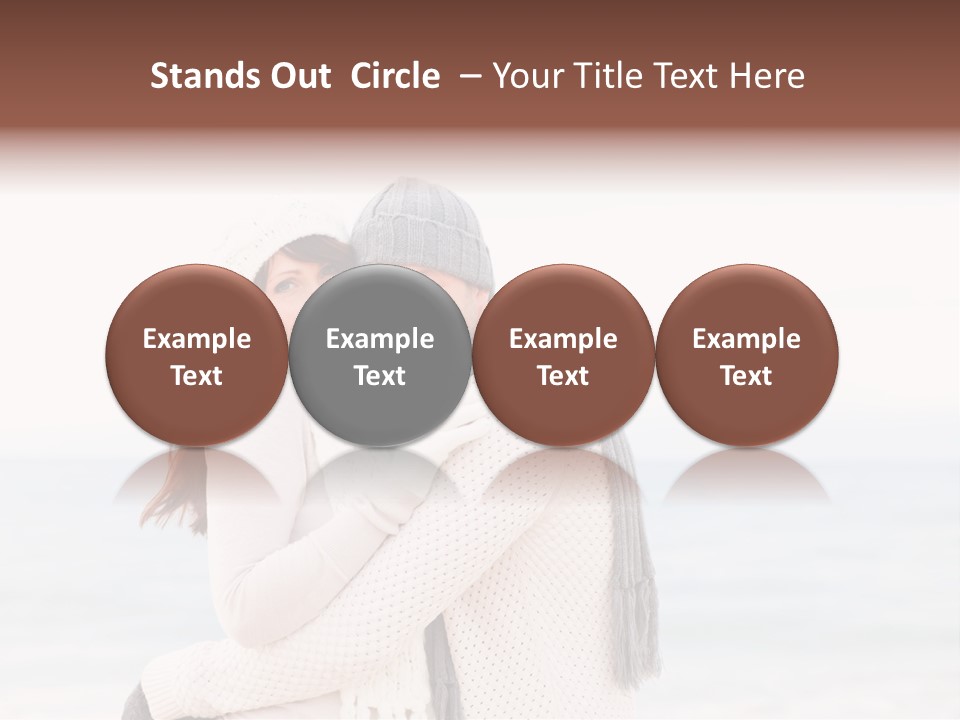 Affectionate Family Together PowerPoint Template
