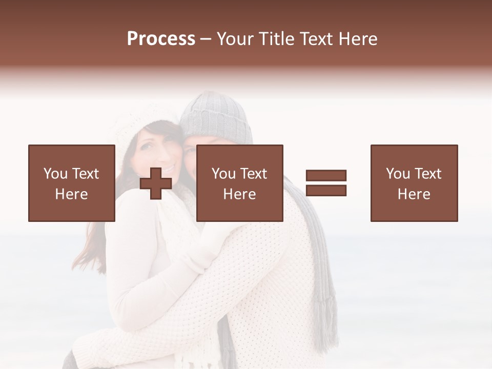 Affectionate Family Together PowerPoint Template