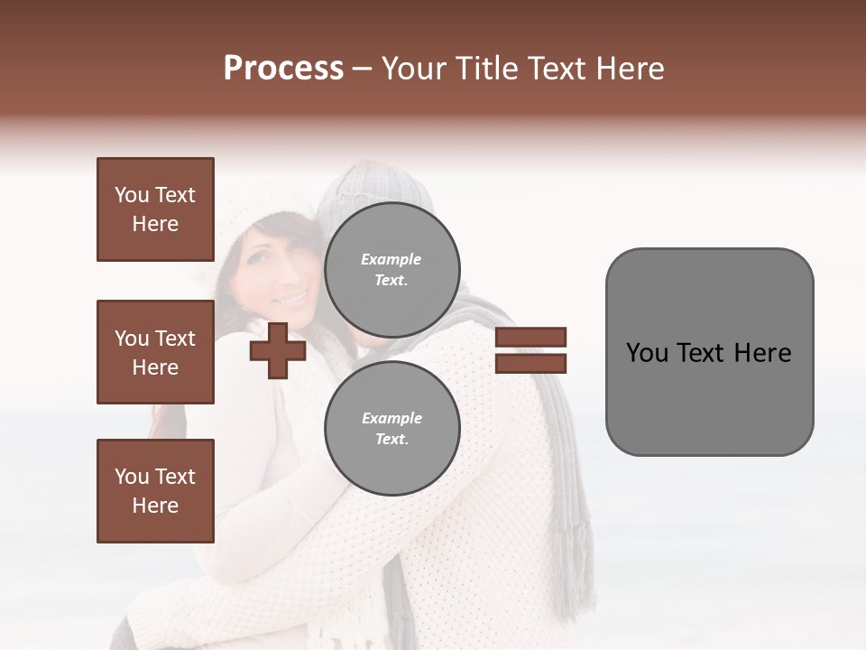 Affectionate Family Together PowerPoint Template
