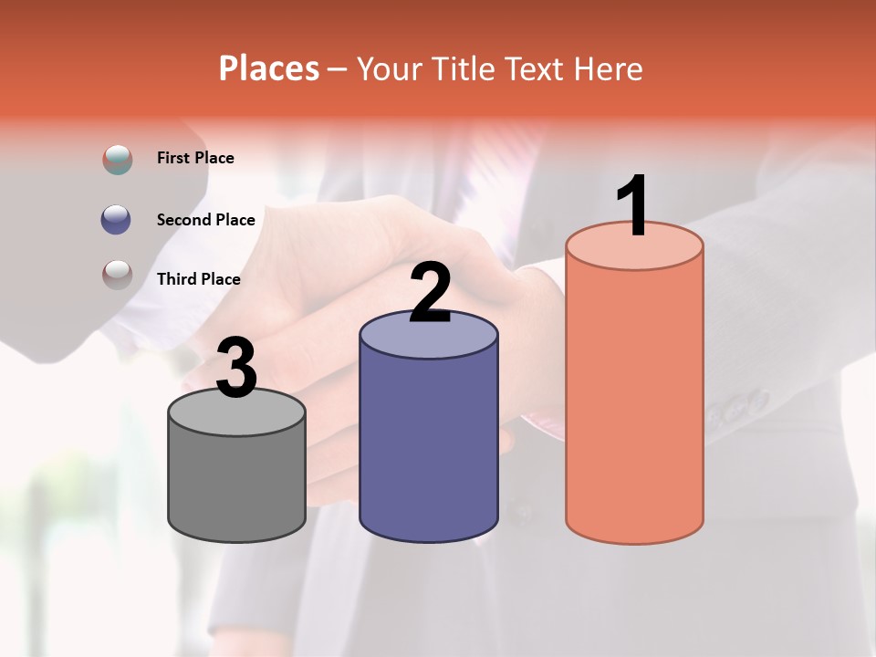 Handshake Men Selling PowerPoint Template