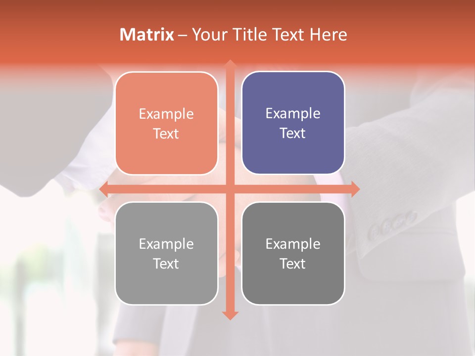 Handshake Men Selling PowerPoint Template