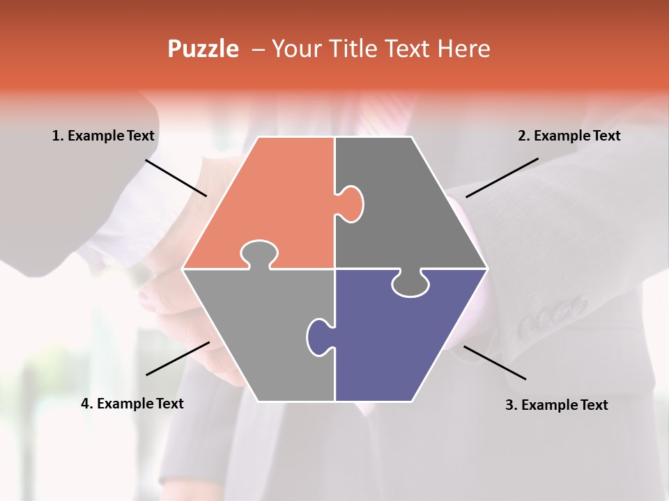 Handshake Men Selling PowerPoint Template