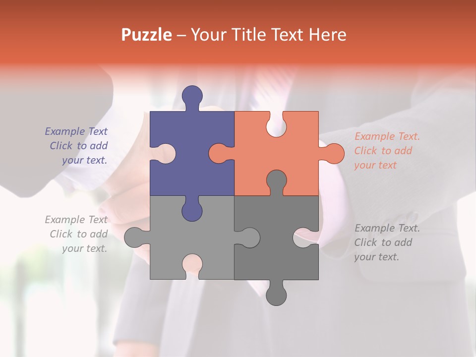 Handshake Men Selling PowerPoint Template