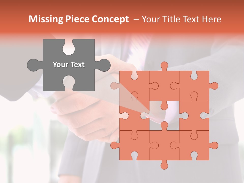 Handshake Men Selling PowerPoint Template