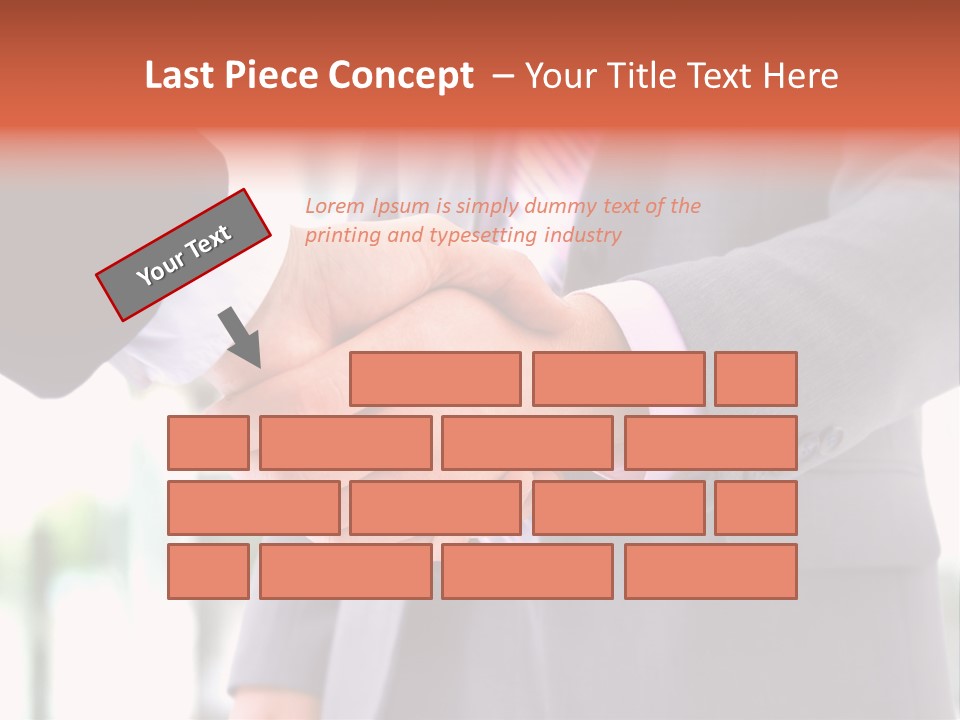 Handshake Men Selling PowerPoint Template