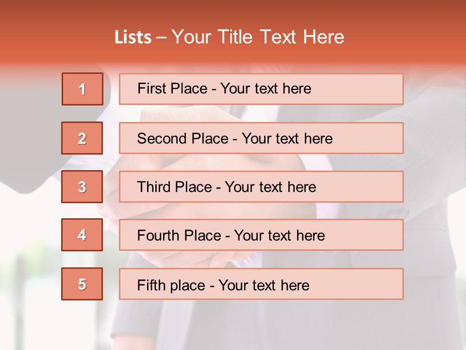 Handshake Men Selling PowerPoint Template