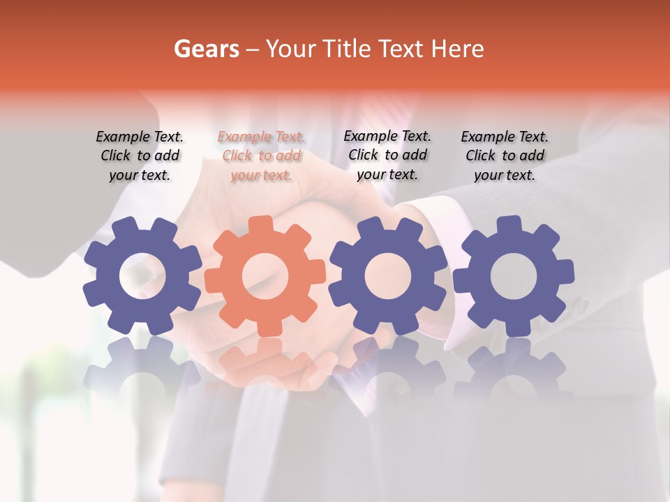 Handshake Men Selling PowerPoint Template