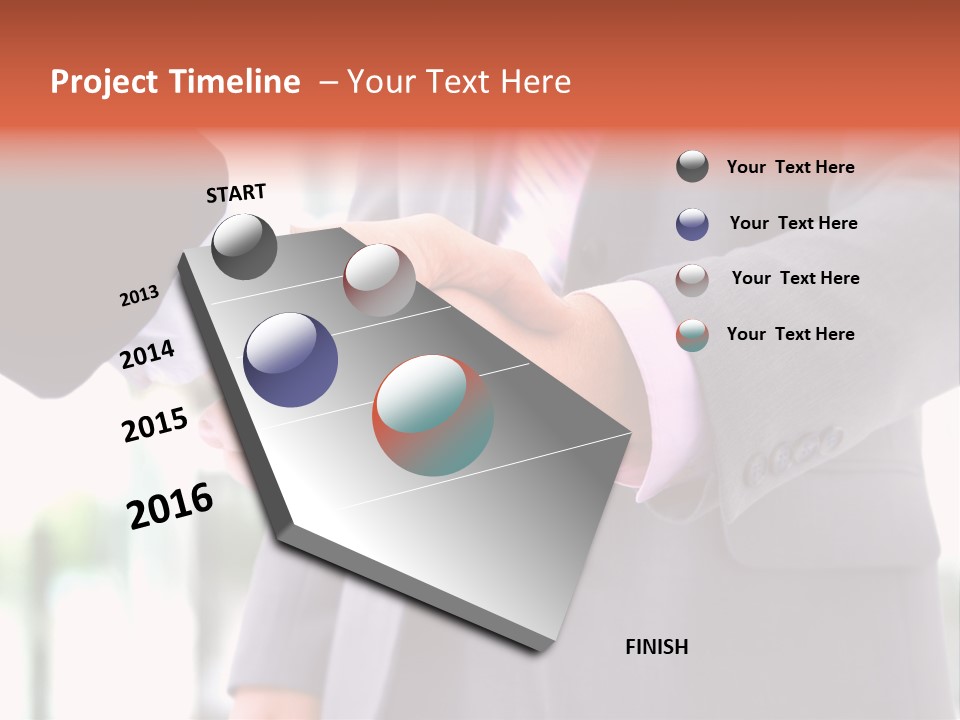 Handshake Men Selling PowerPoint Template