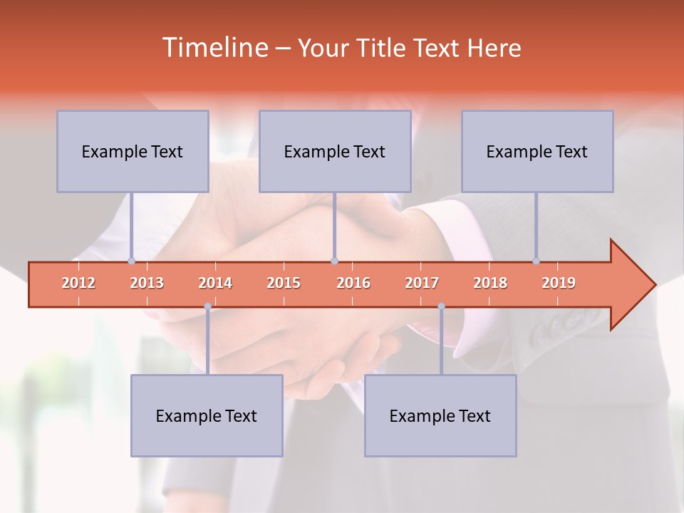 Handshake Men Selling PowerPoint Template