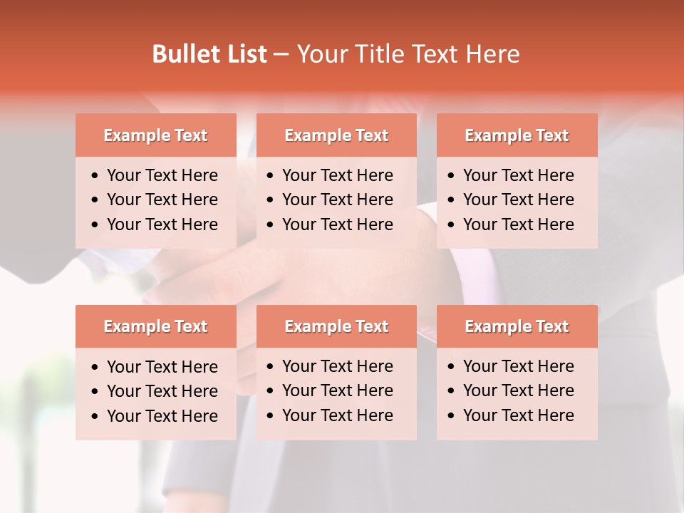 Handshake Men Selling PowerPoint Template