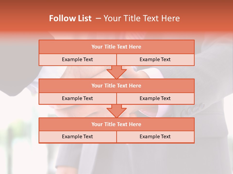 Handshake Men Selling PowerPoint Template