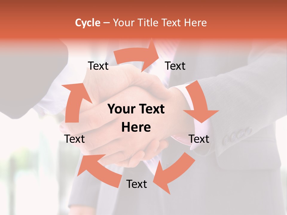 Handshake Men Selling PowerPoint Template