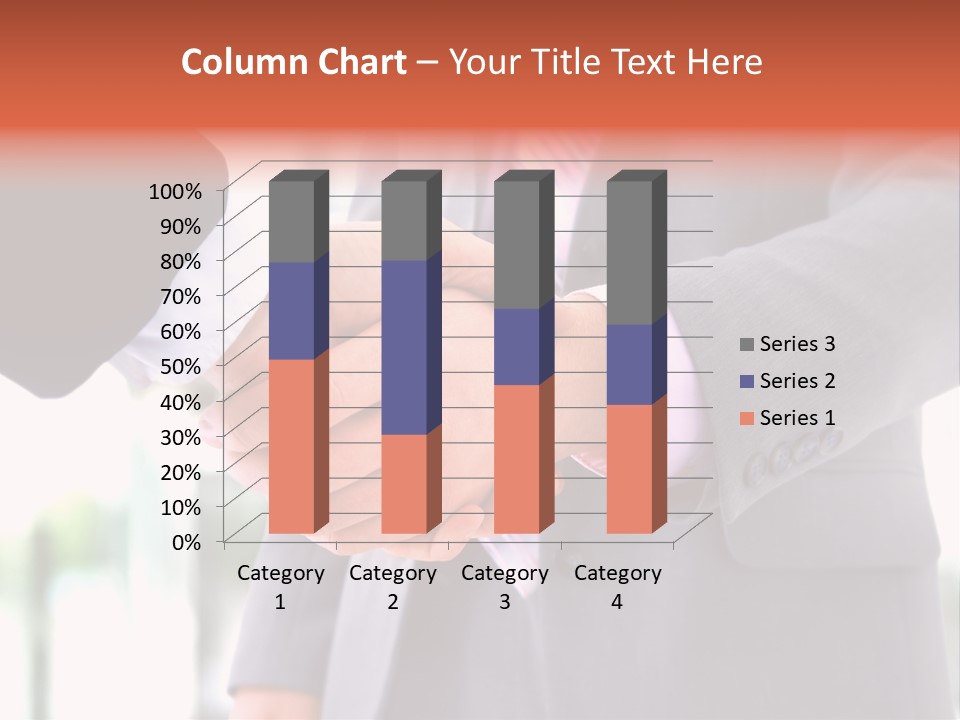Handshake Men Selling PowerPoint Template