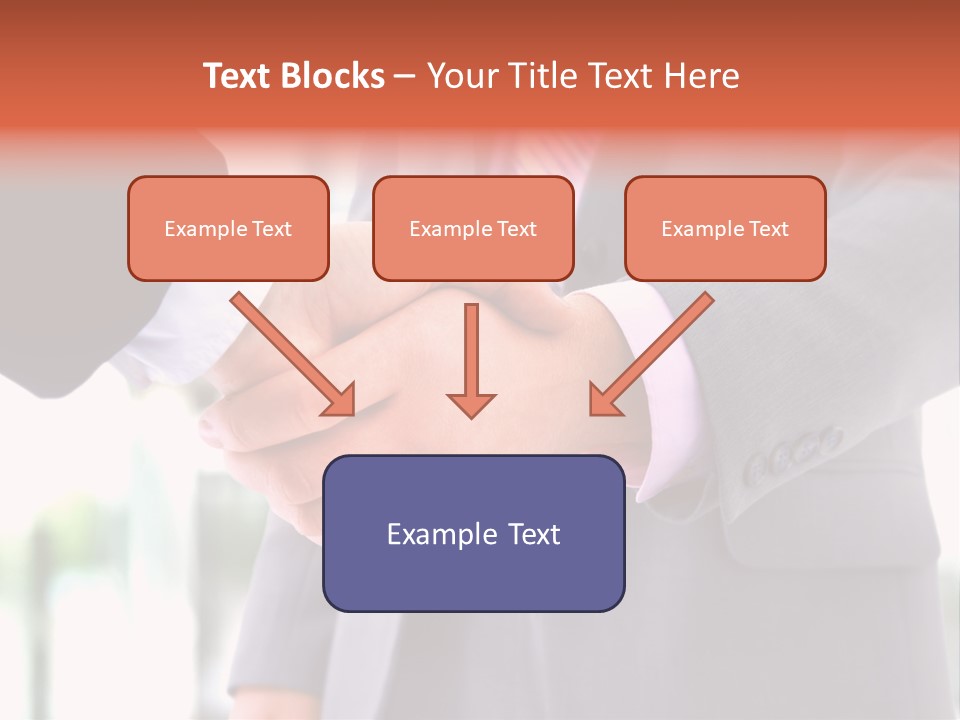 Handshake Men Selling PowerPoint Template