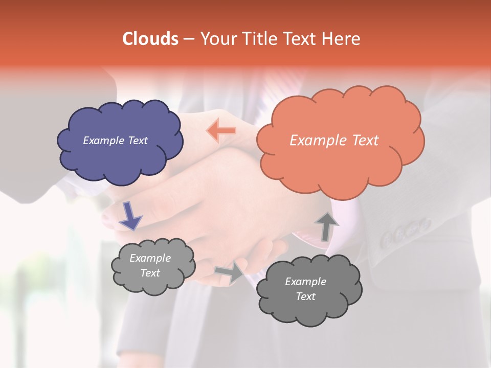 Handshake Men Selling PowerPoint Template