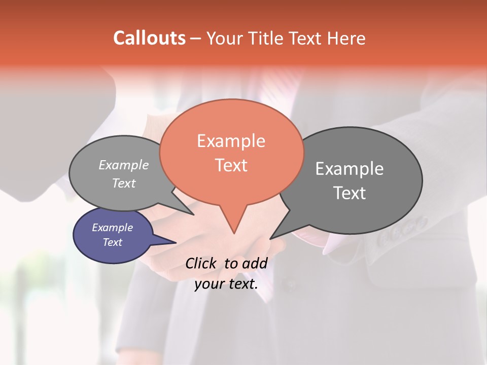 Handshake Men Selling PowerPoint Template
