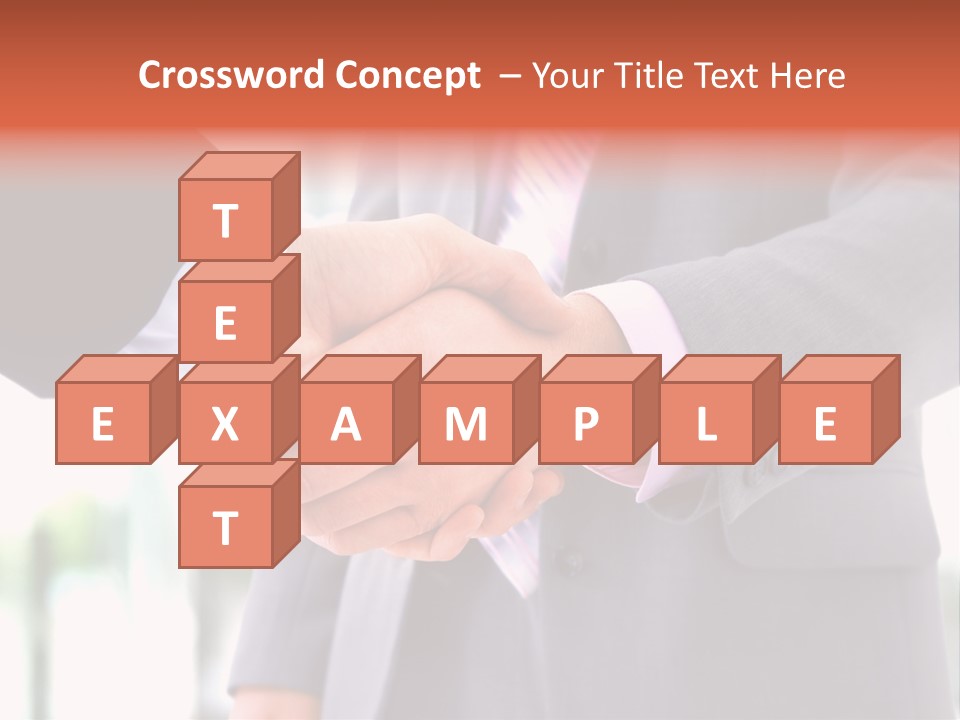 Handshake Men Selling PowerPoint Template