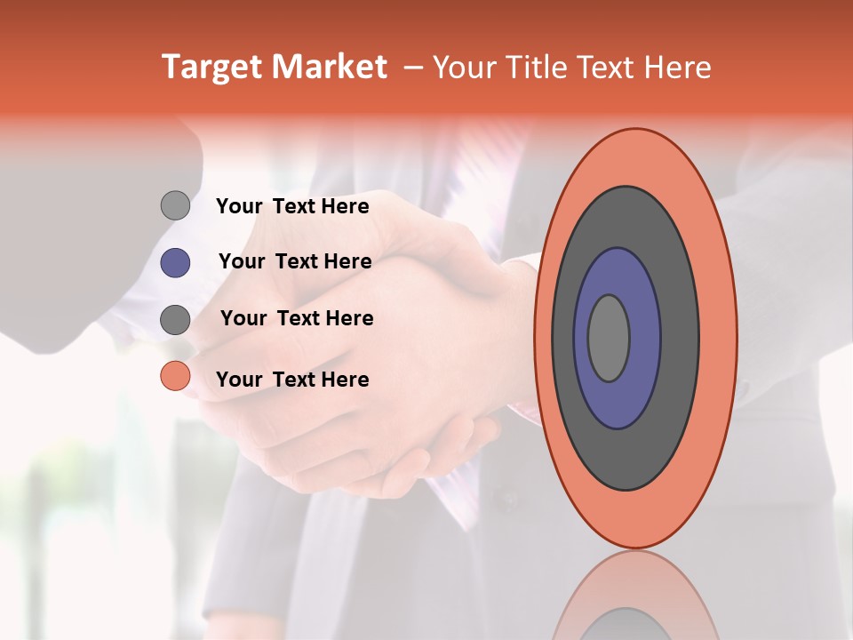 Handshake Men Selling PowerPoint Template