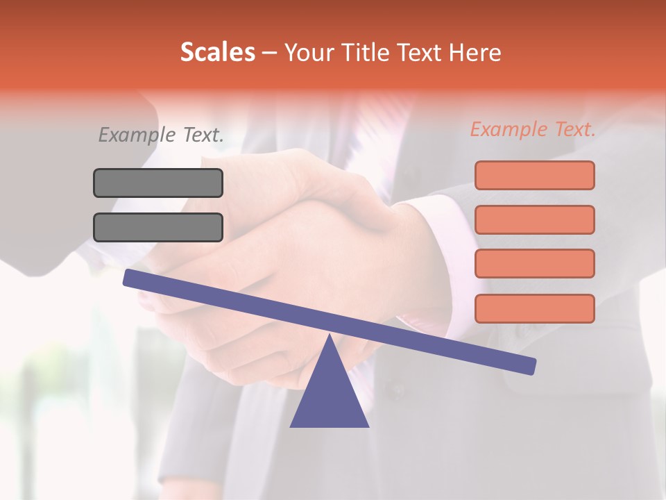 Handshake Men Selling PowerPoint Template