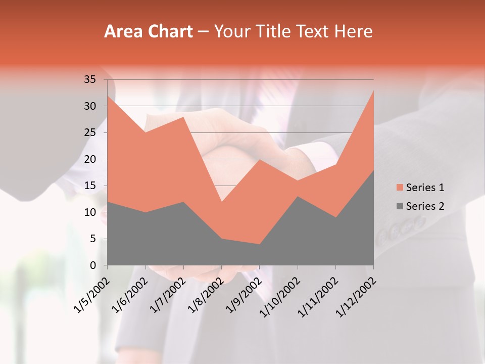 Handshake Men Selling PowerPoint Template