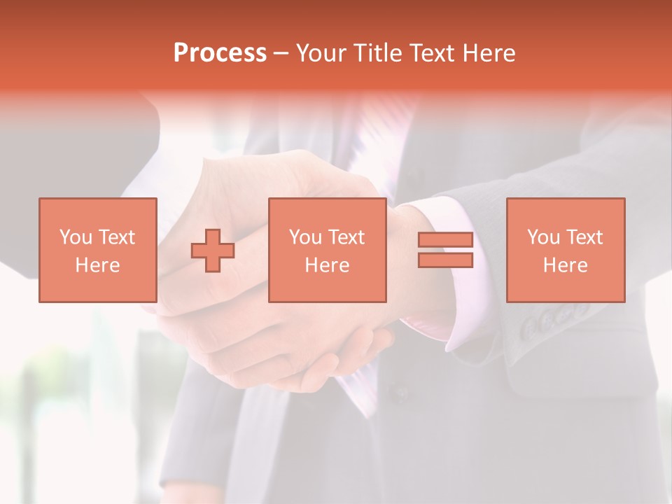 Handshake Men Selling PowerPoint Template