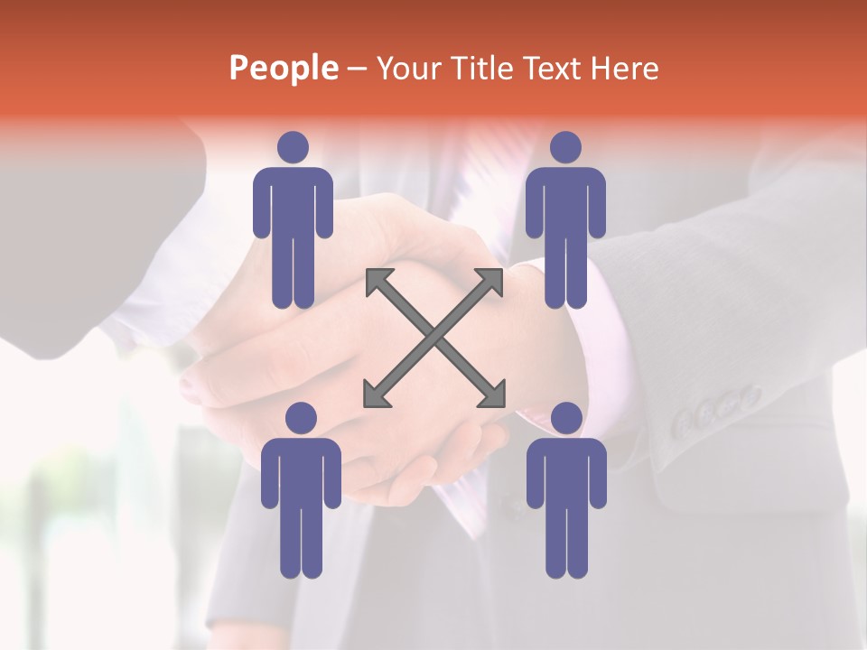 Handshake Men Selling PowerPoint Template