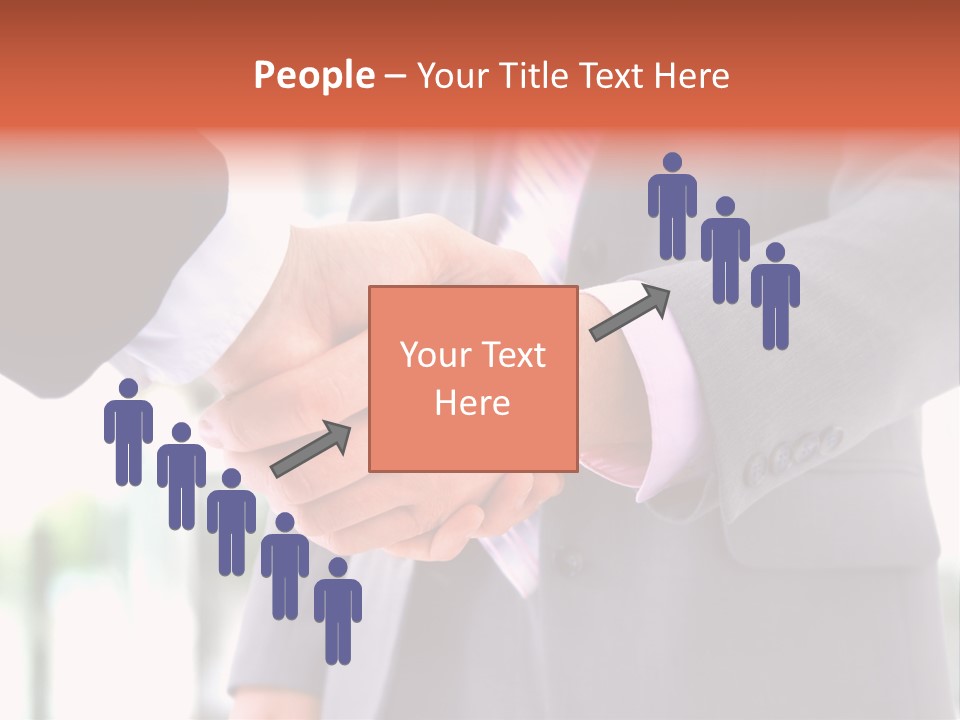 Handshake Men Selling PowerPoint Template