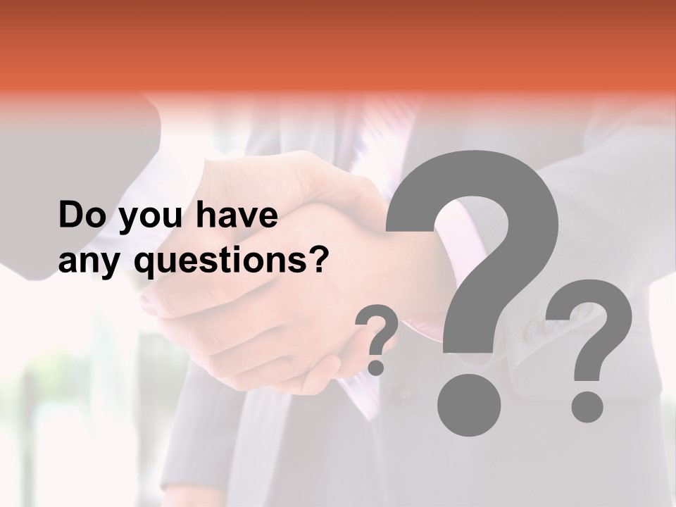 Handshake Men Selling PowerPoint Template