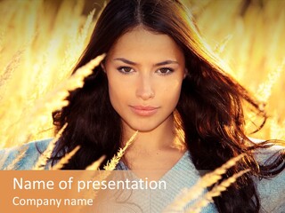 Portrait Day Close PowerPoint Template