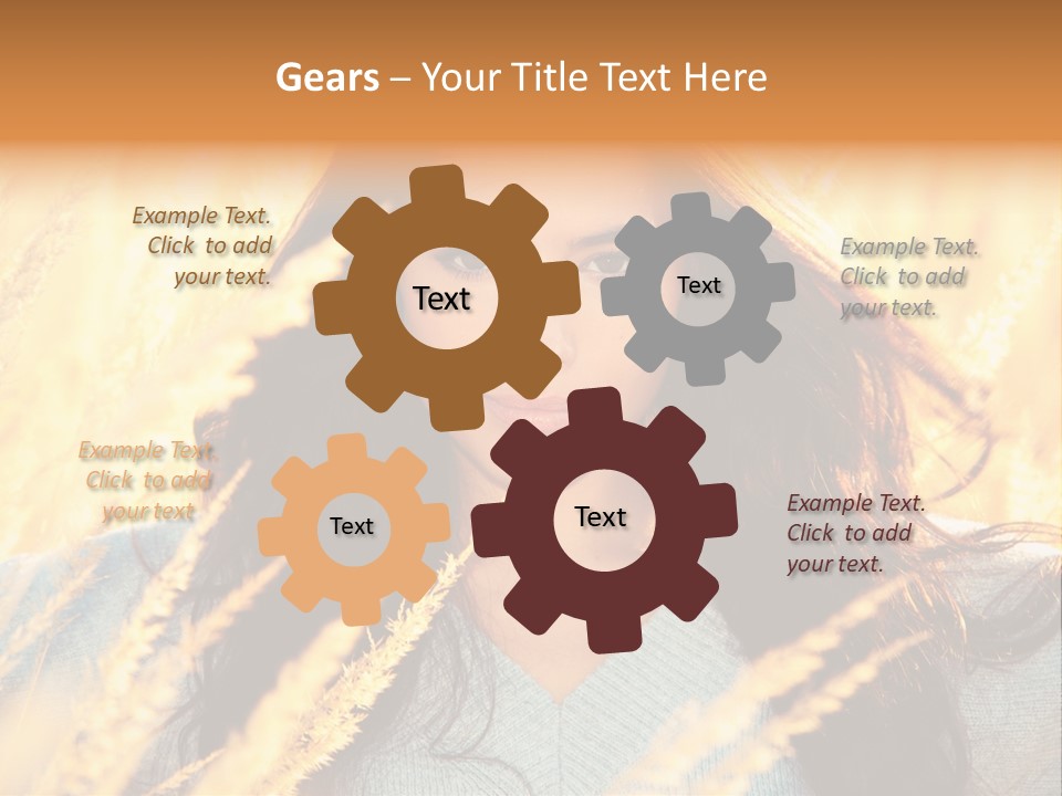 Portrait Day Close PowerPoint Template