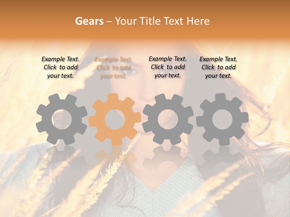 Portrait Day Close PowerPoint Template