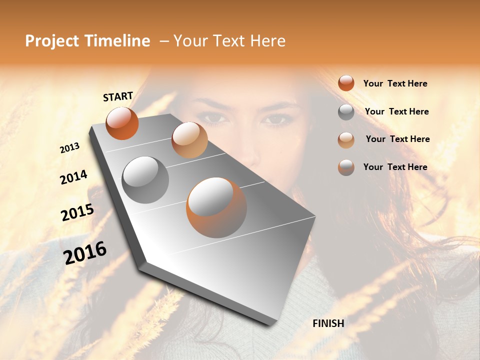 Portrait Day Close PowerPoint Template