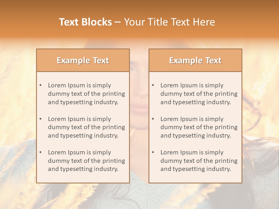 Portrait Day Close PowerPoint Template