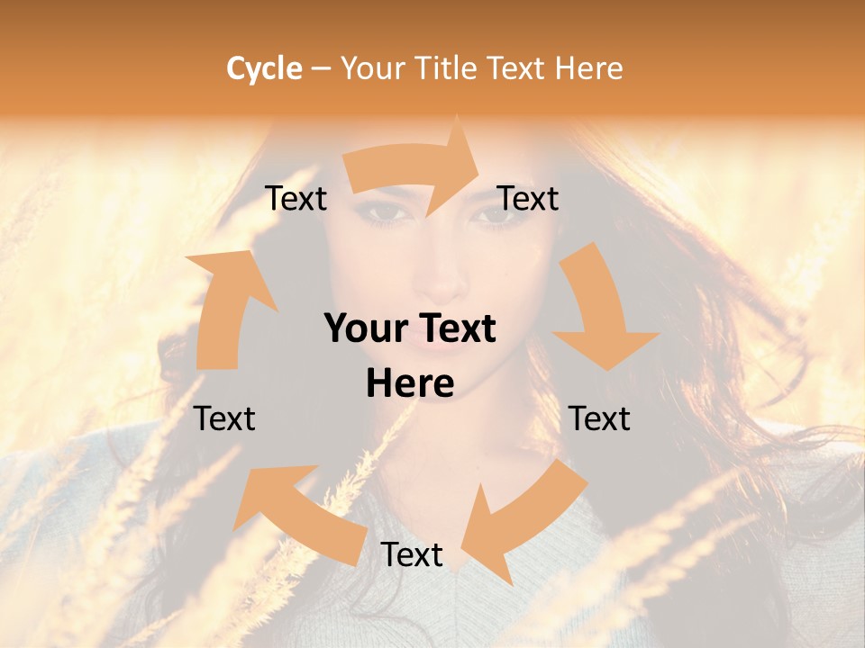 Portrait Day Close PowerPoint Template