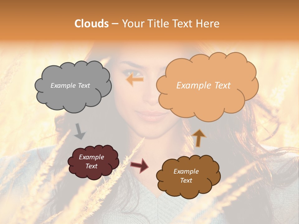 Portrait Day Close PowerPoint Template