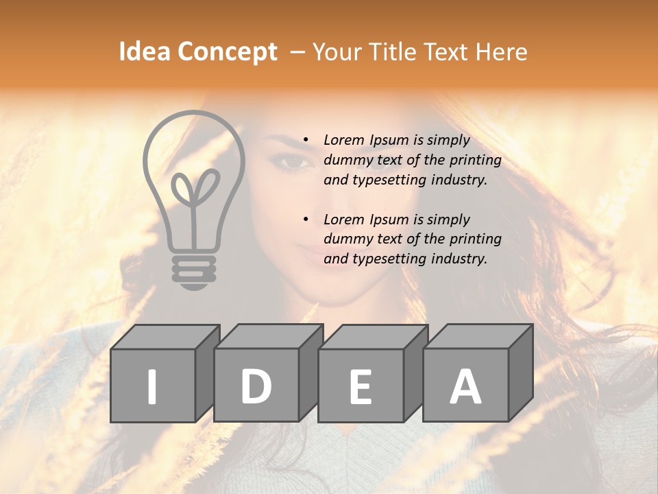 Portrait Day Close PowerPoint Template